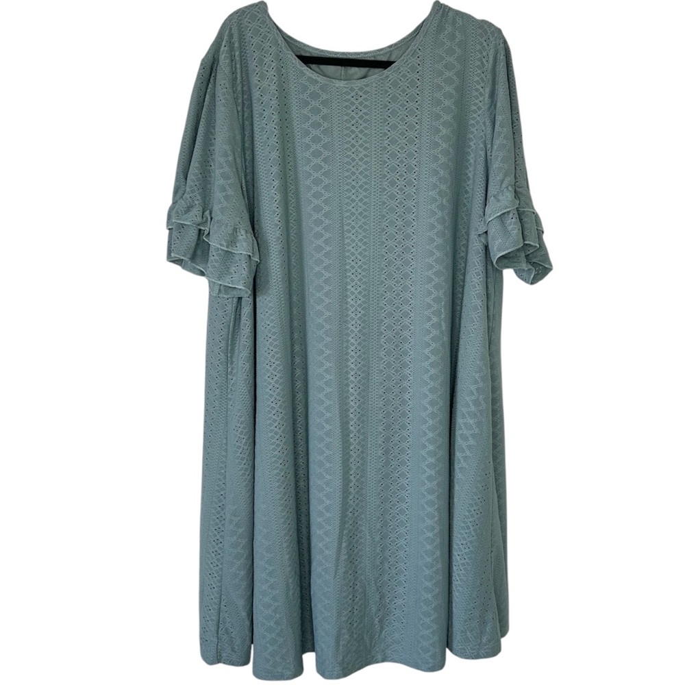 SHEIN Ruffle Sleeve Dress 4X